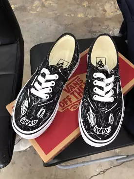 2 pairs of @JoeTheGamer Vans Black Authentic Women's 6.5 & Men's 10.