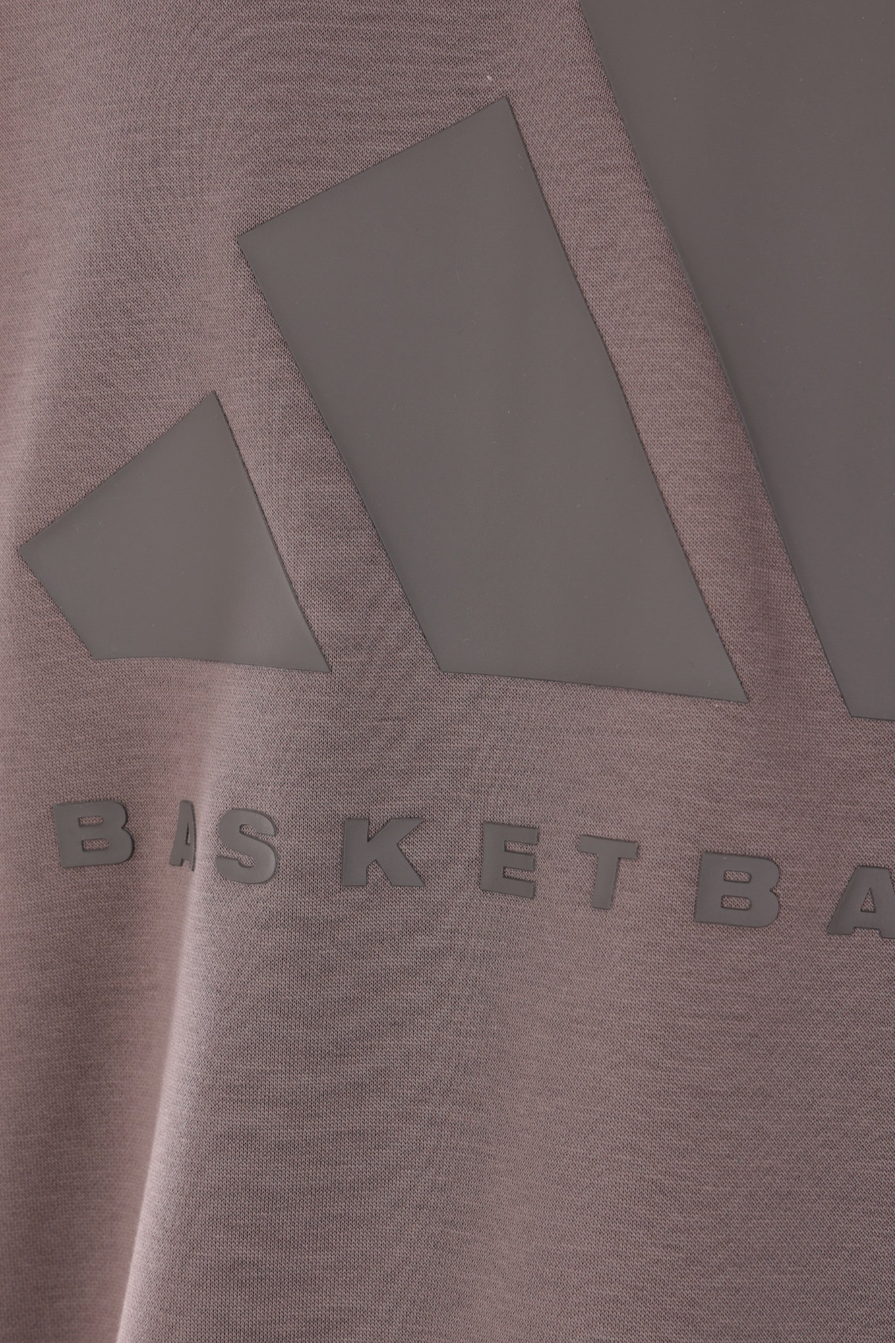 Basketball logo printed recycled fleece sweatshirt