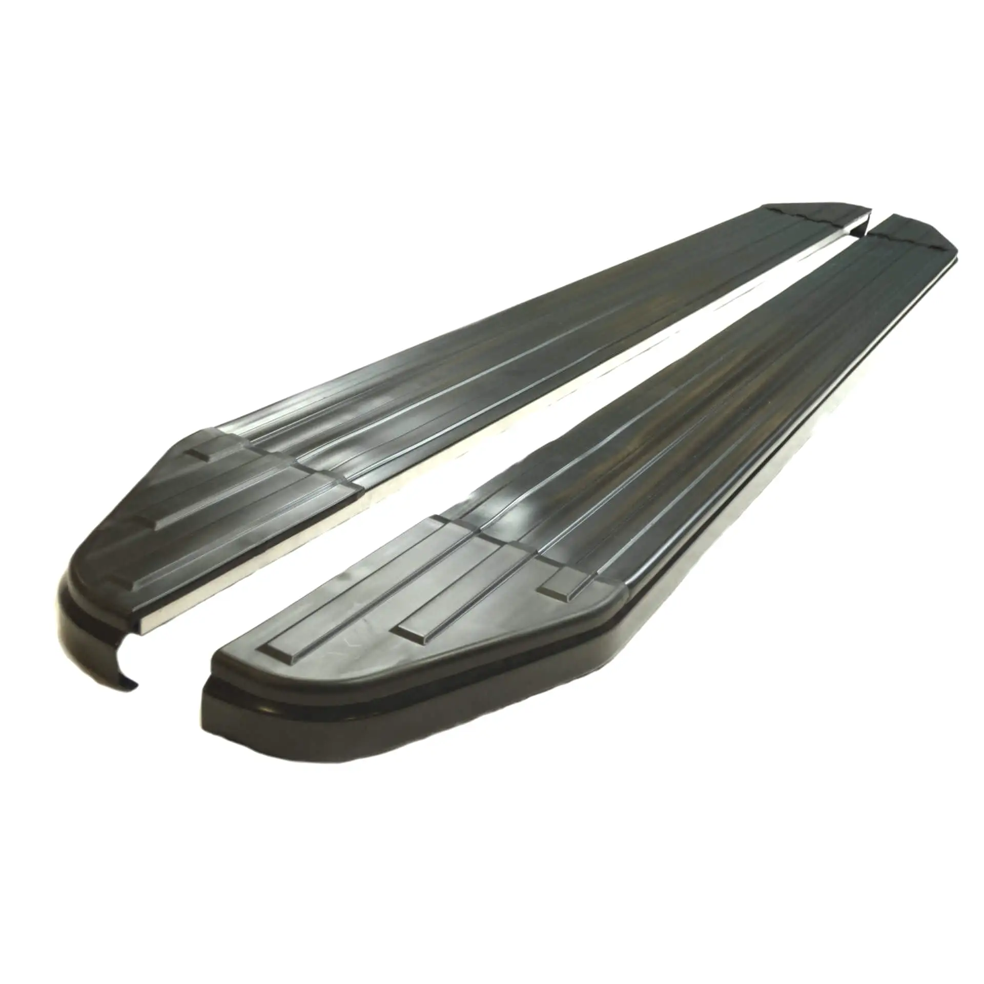 Black Raptor Side Steps Running Boards for Land Rover Discovery 3 and 4