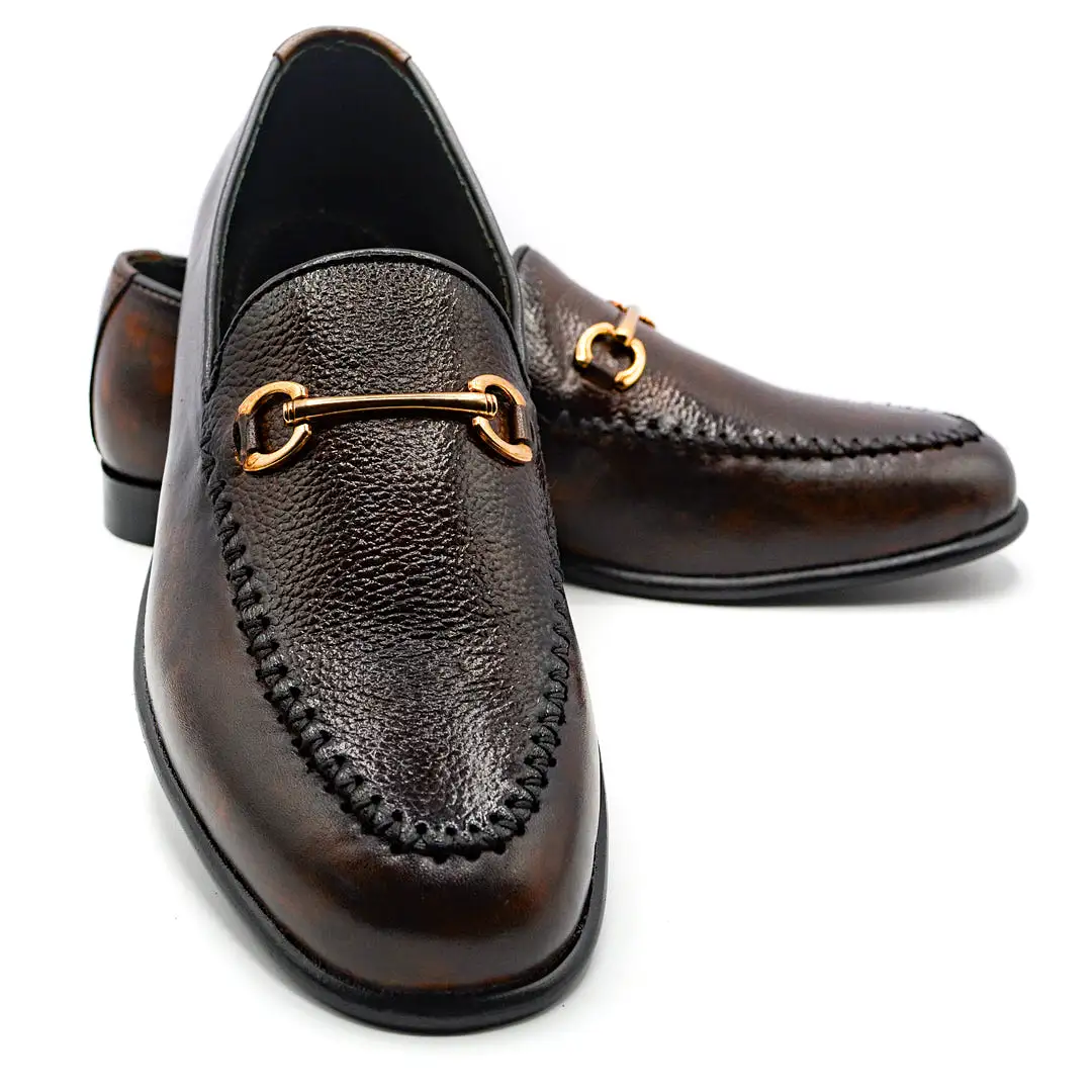 Brown Leather Executive Shoes