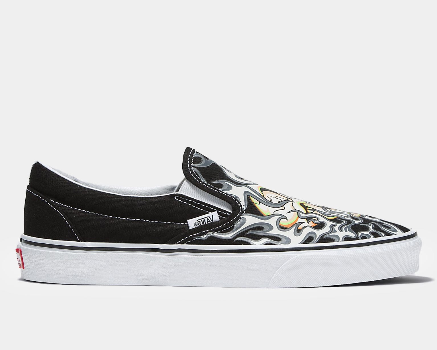 Classic Slip On Flame Skull