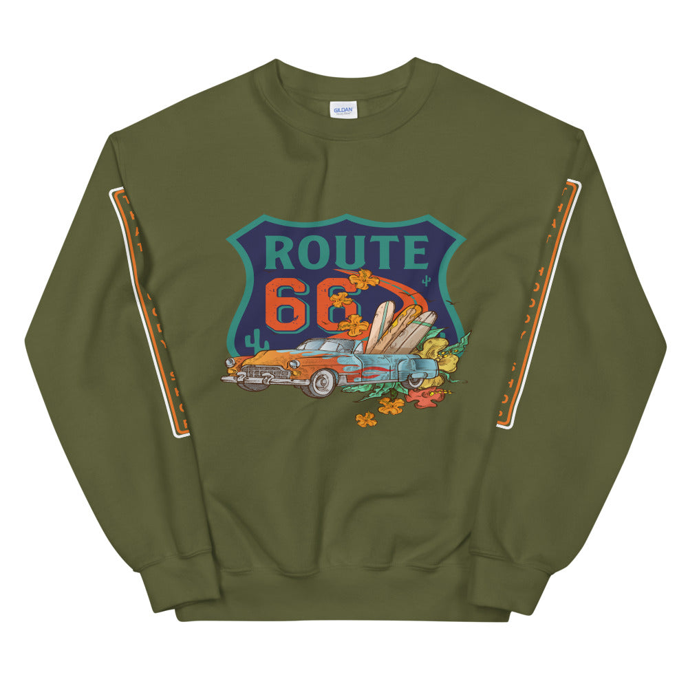 Cruisin Route 66 Unisex Sweatshirt