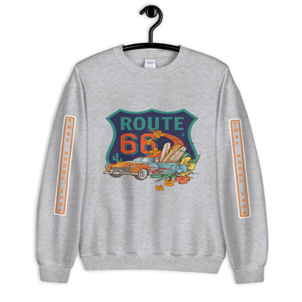 Cruisin Route 66 Unisex Sweatshirt