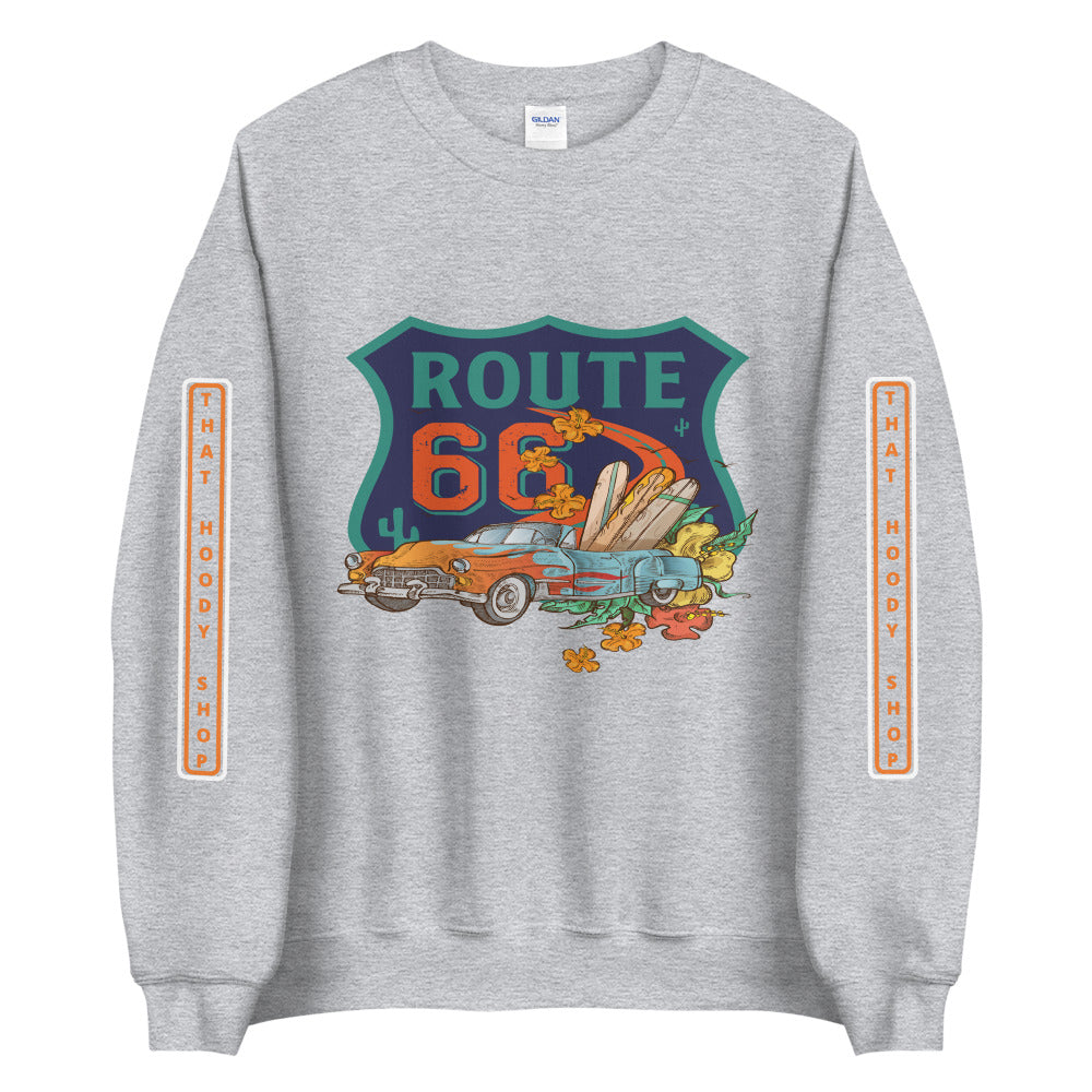 Cruisin Route 66 Unisex Sweatshirt