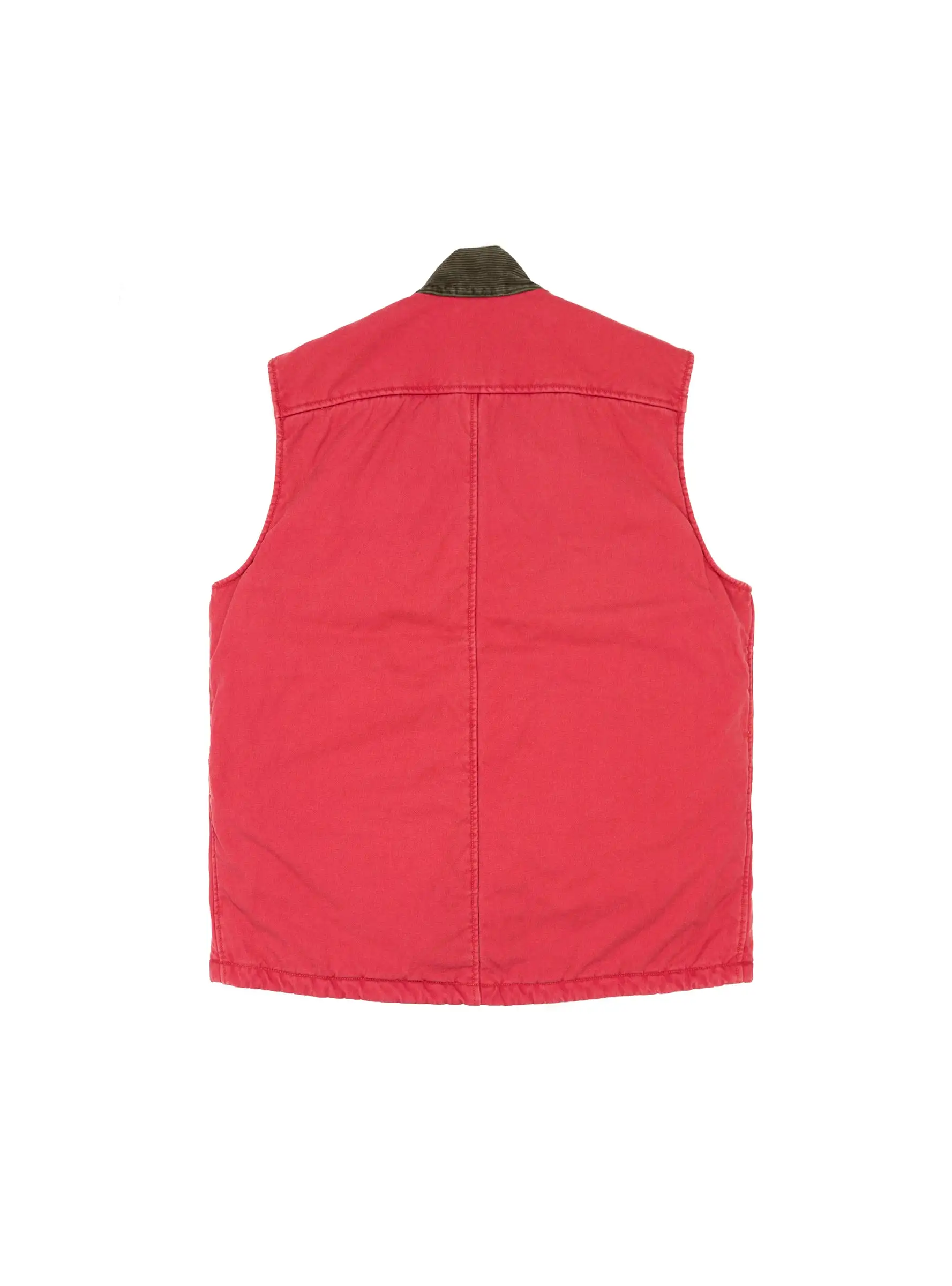 Dotera Canvas Vest Pink & Red