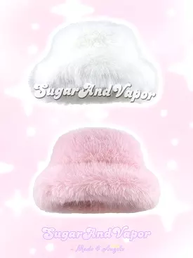 Eira Snow Luxury Fur Bucket Hat