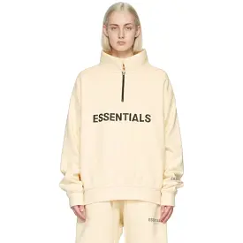 Fear of God Essentials Half Zip Pullover SS20 Sweater 'Buttercream'