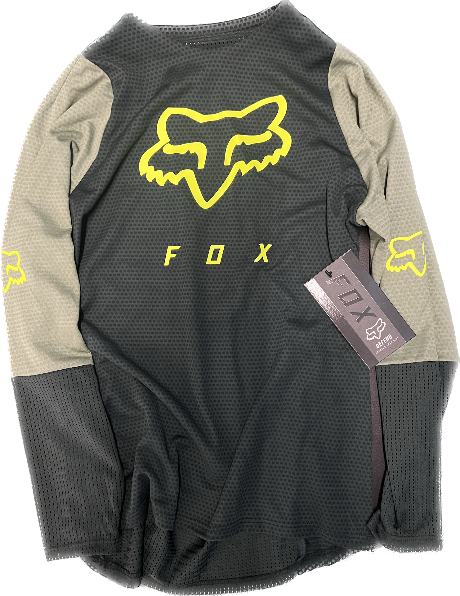 Fox Defend Long Sleeve Cycling Jersey Youth Medium