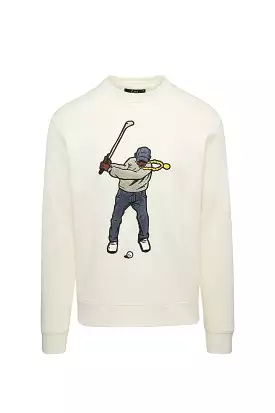 Golf Men's Core Fleece Crew Swingman (Jet Stream)