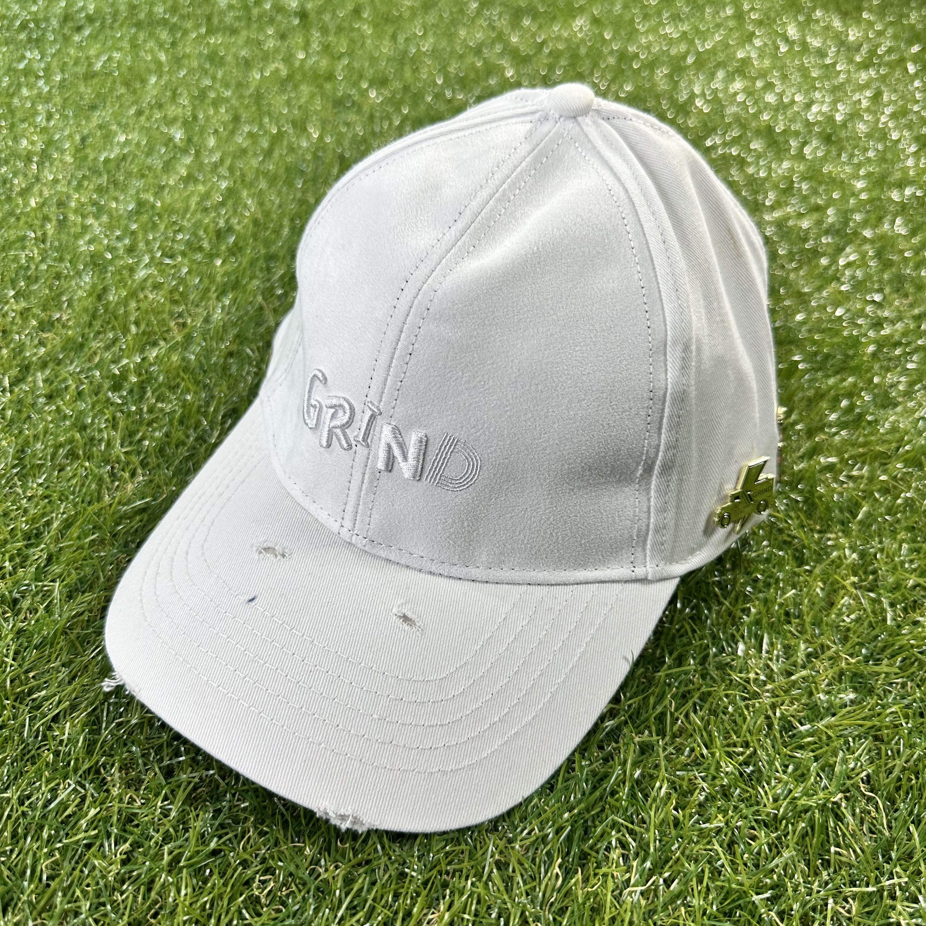 Grind Truck Dad Hat (White)