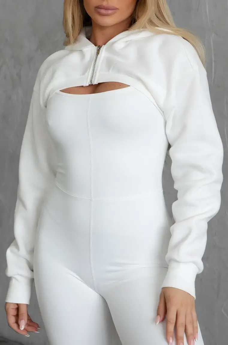 Hooded Fleece Bolero