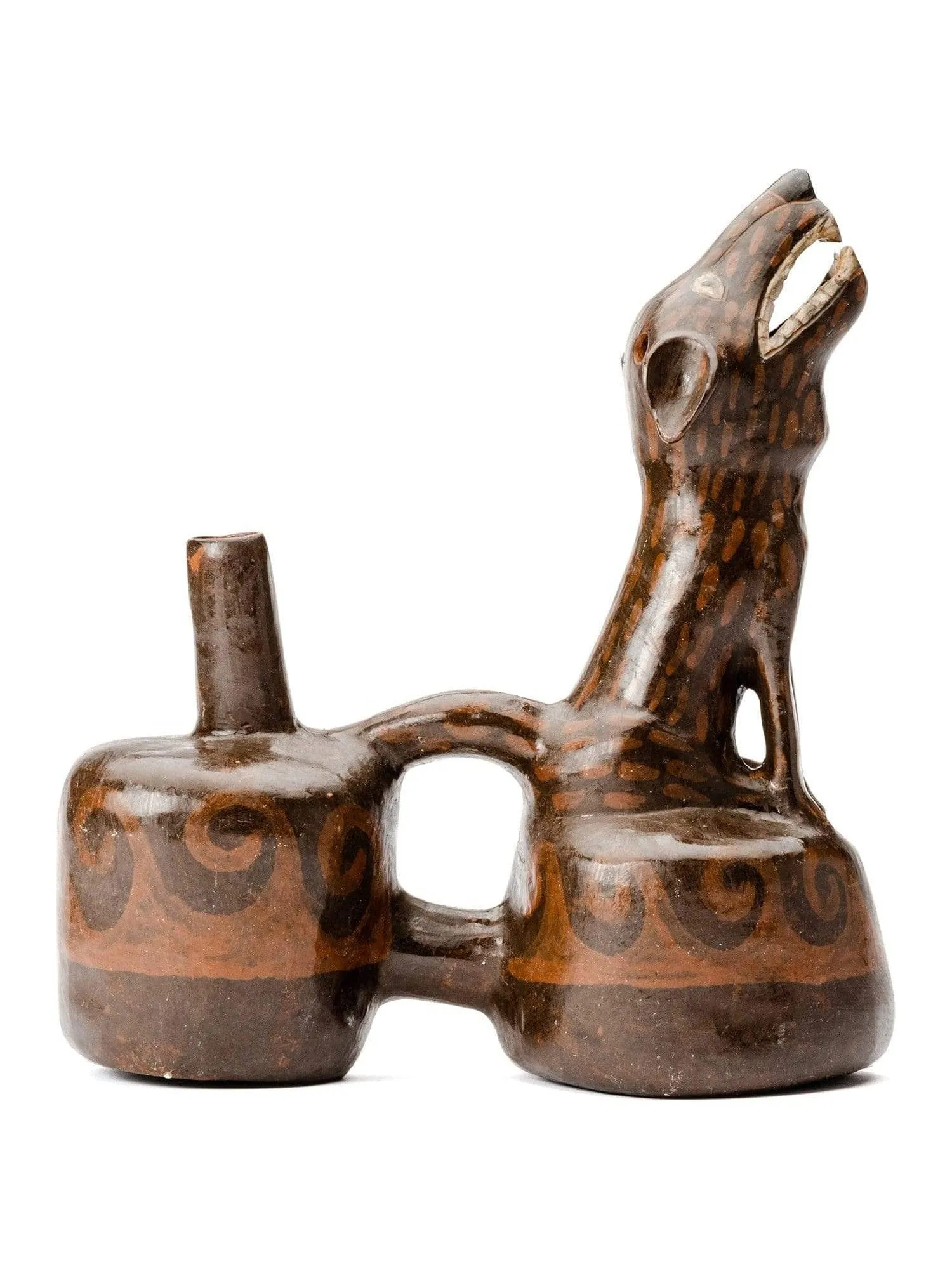 Huaco Silbador-Peruvian Whistling Vessel - The Howling Fox