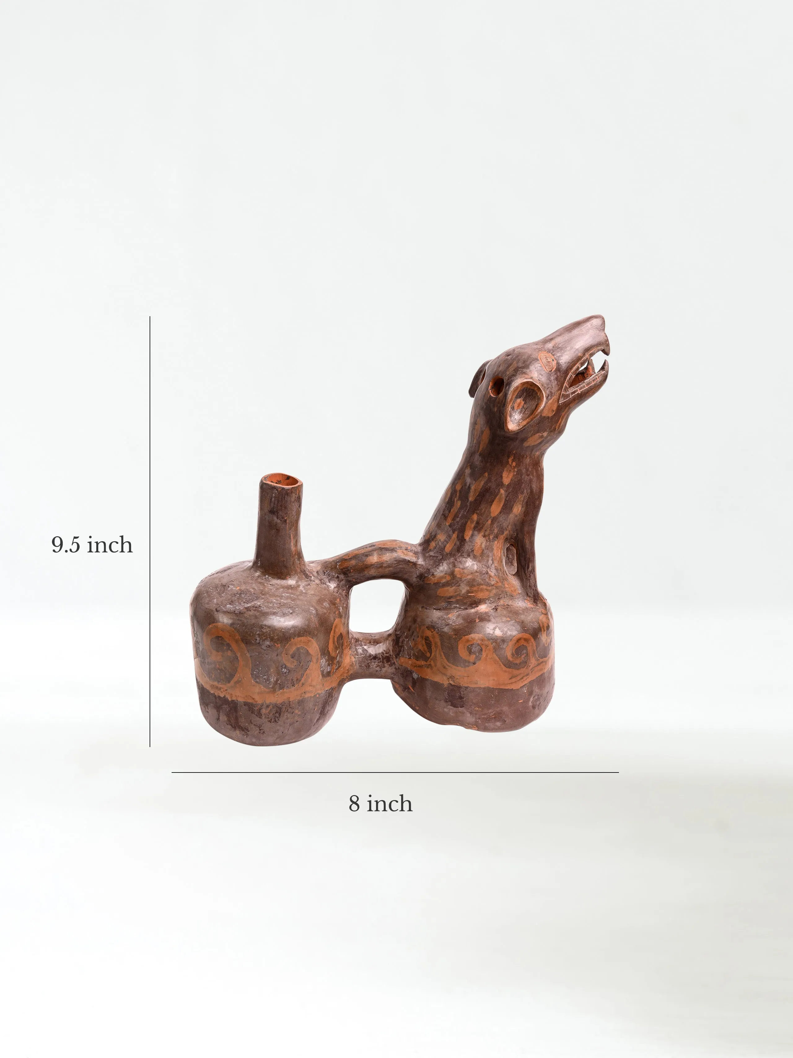 Huaco Silbador-Peruvian Whistling Vessel - The Howling Fox