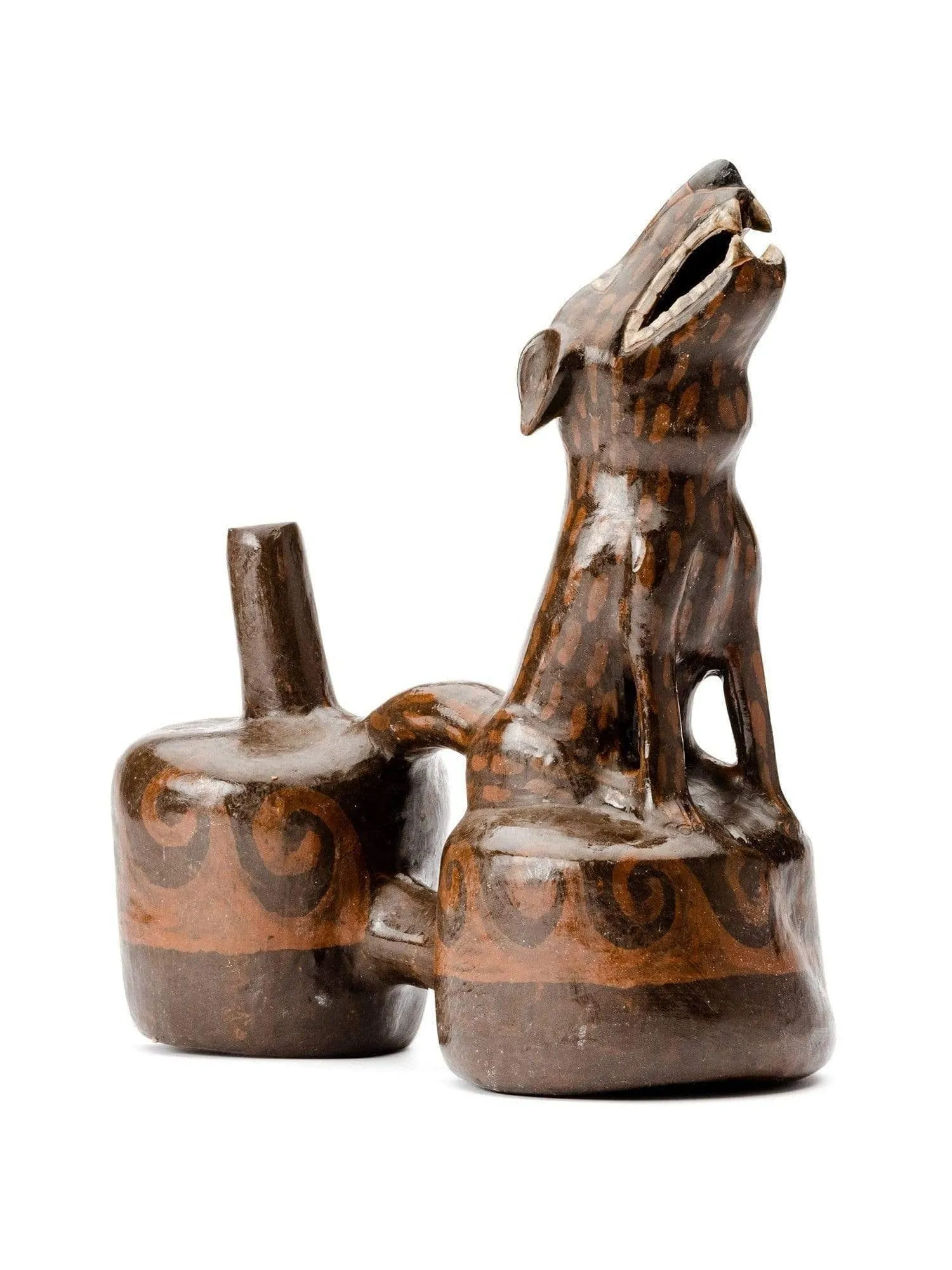 Huaco Silbador-Peruvian Whistling Vessel - The Howling Fox