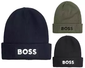 Hugo Boss Junior's J21258 Logo Beanie Hat