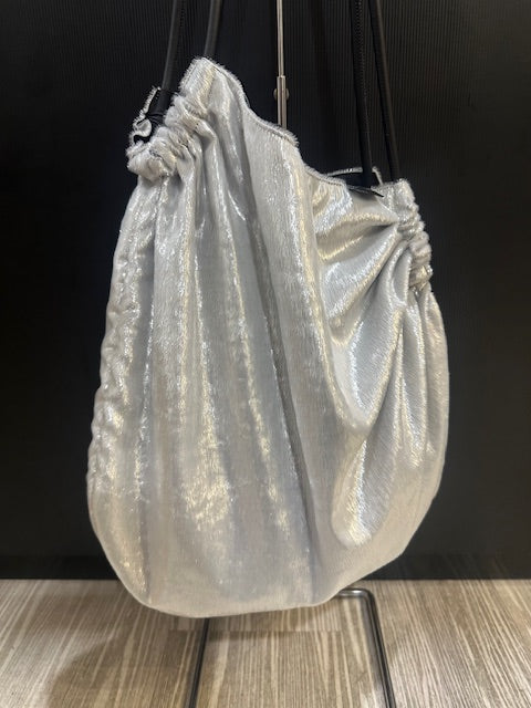 InZu Cocco Tote Bag White Silver