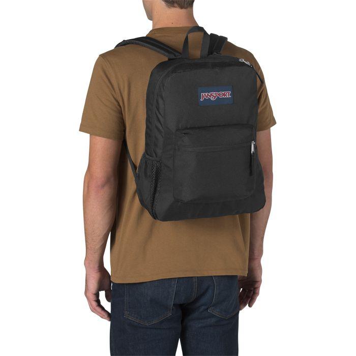 JANSPORT CROSS TOWN BLACK BACKPACK