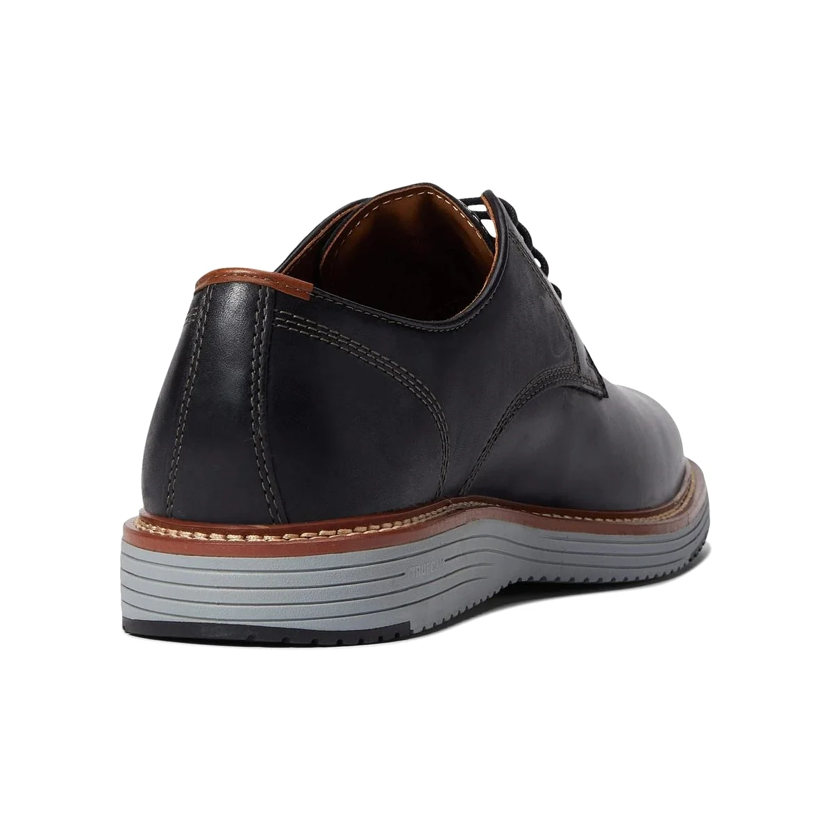 Johnston & Murphy Men's Upton Plain Toe Black Full Grain