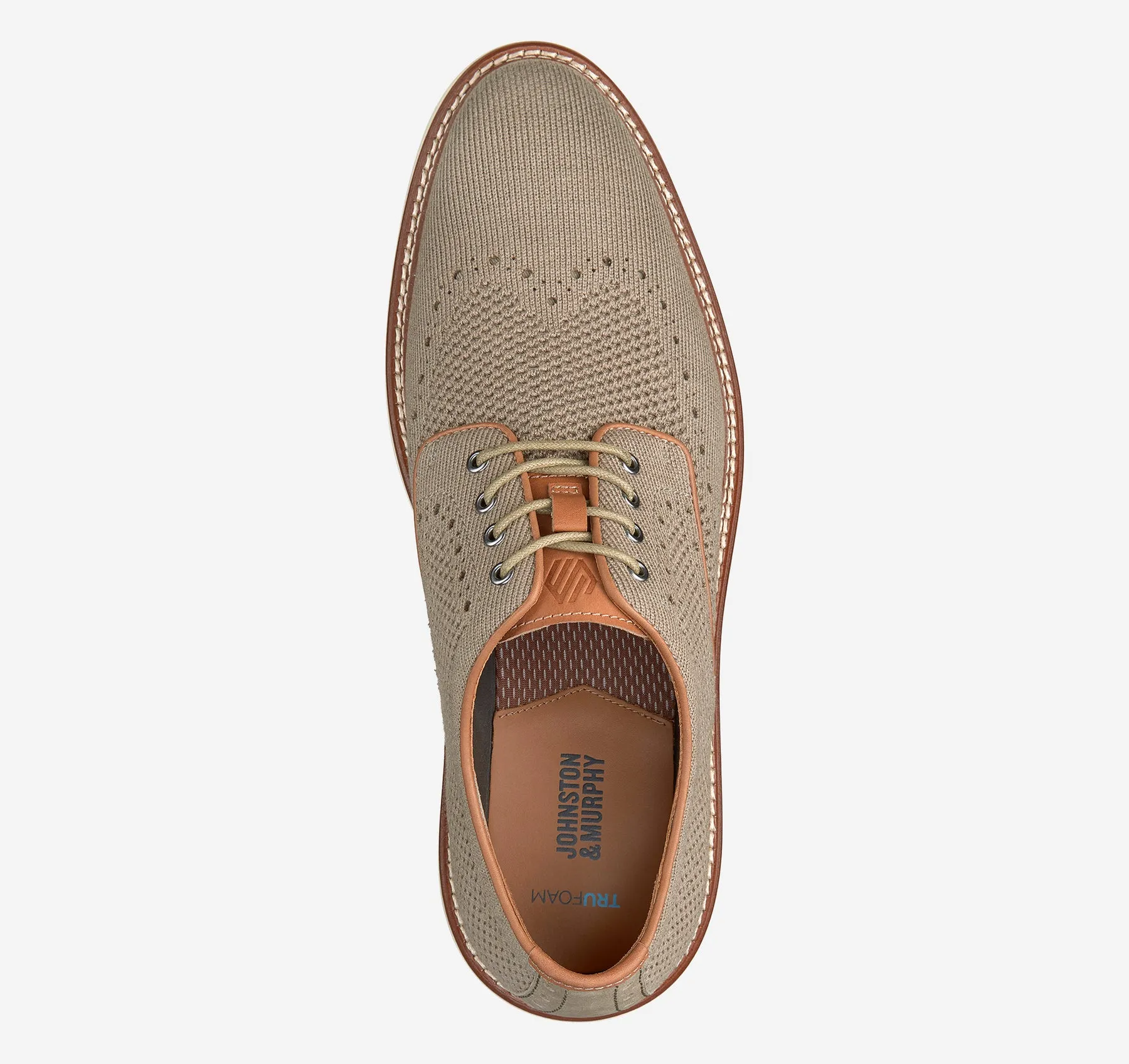 Johnston & Murphy Upton Knit Wingtip-