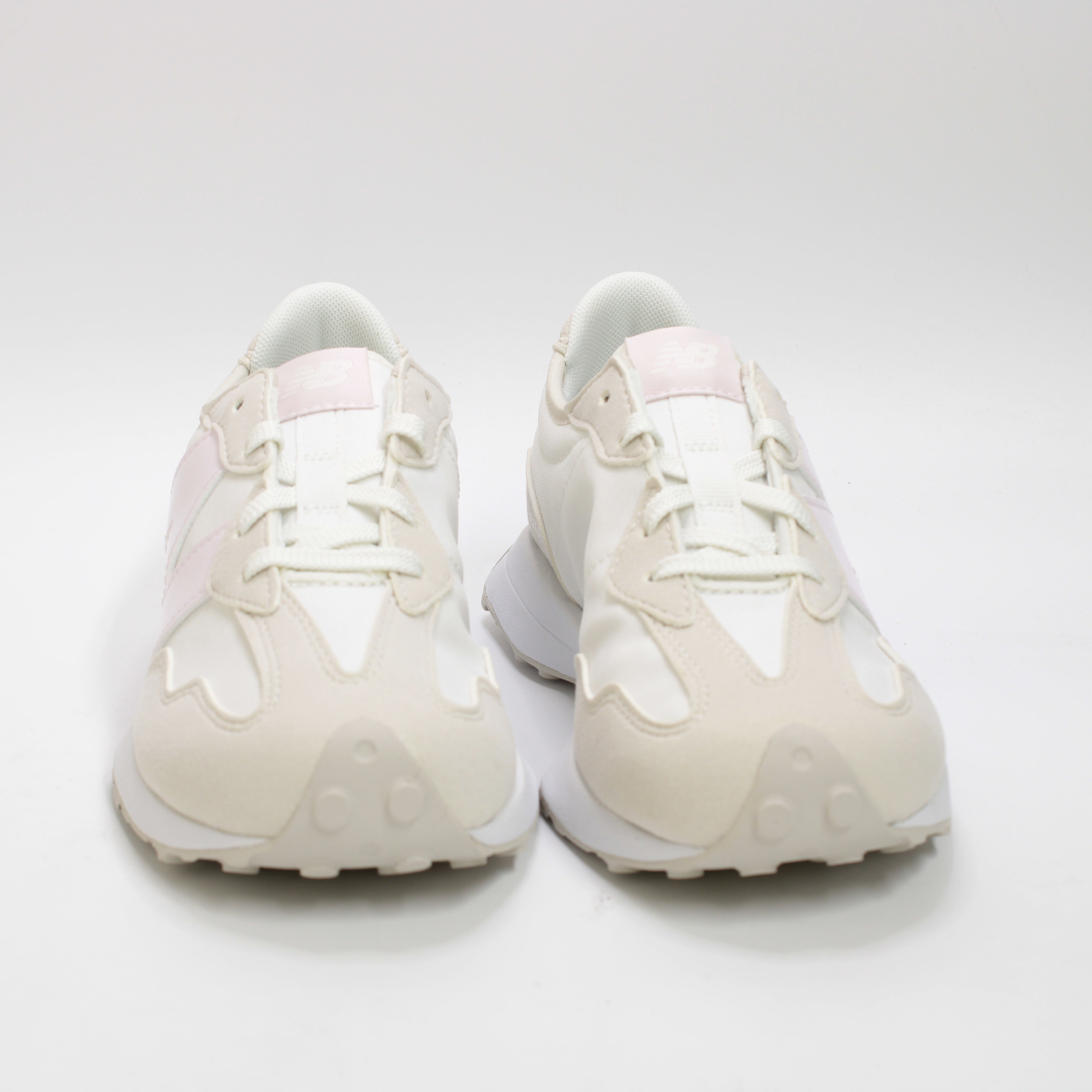 Kids New Balance 327 Gs Trainers Cream Pink