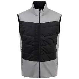 Lauro Interface-1 Full Zip Gilet Sharkskin/Black - SS24