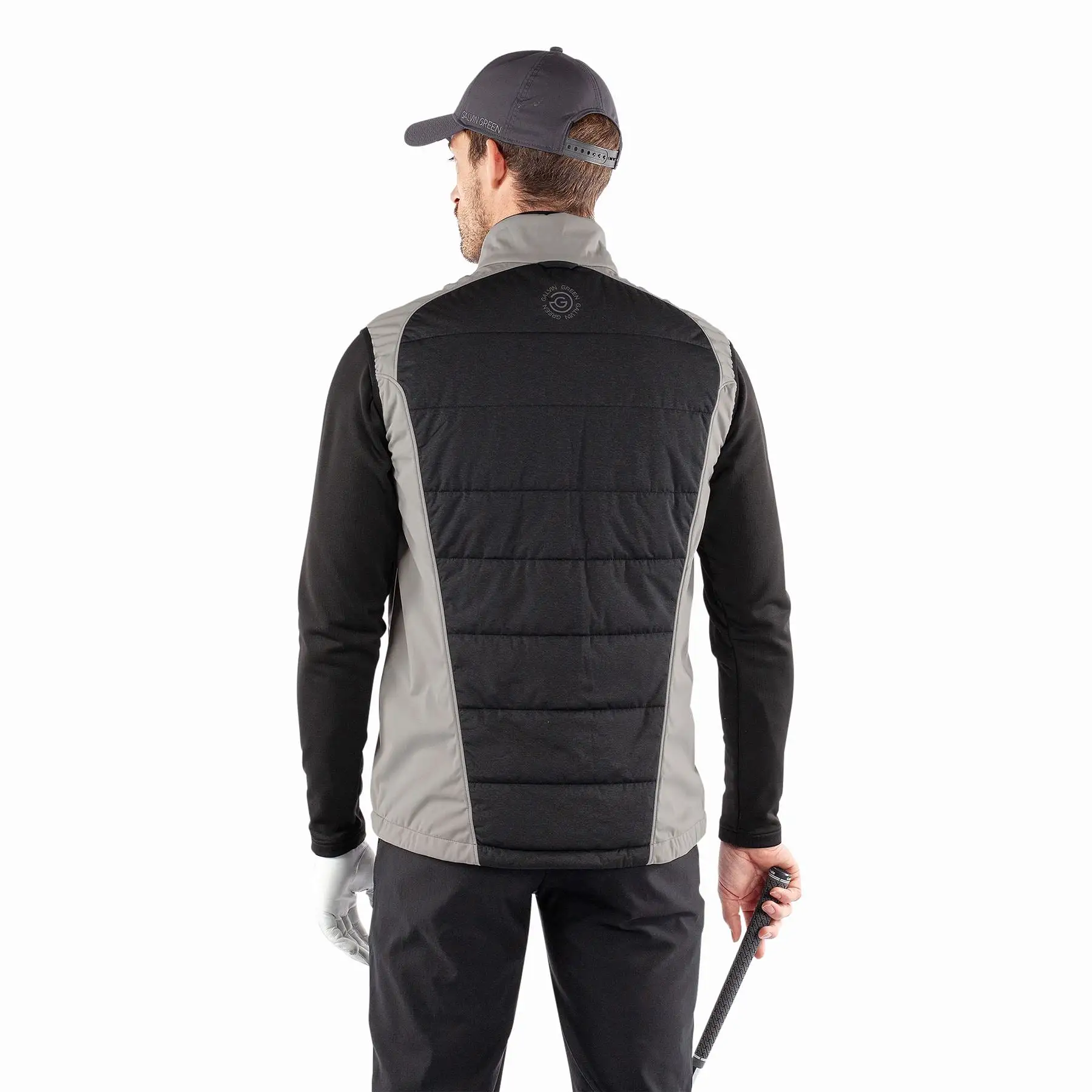 Lauro Interface-1 Full Zip Gilet Sharkskin/Black - SS24