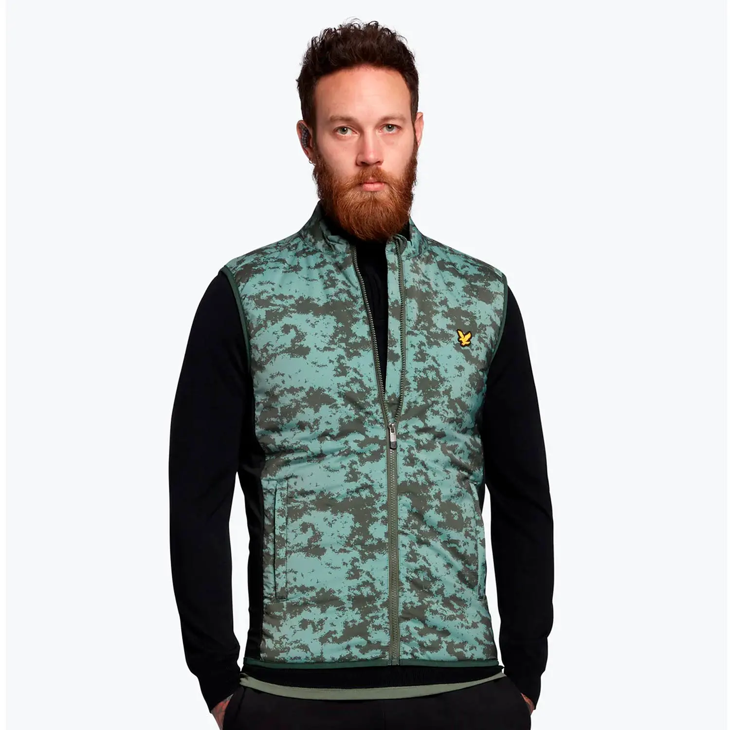 Lyle & Scott Seafoam Gilet - Cactus Green