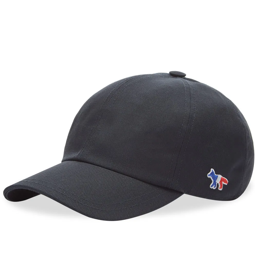 Maison Kitsuné Tricolor Fox 6 Panel CapNavy