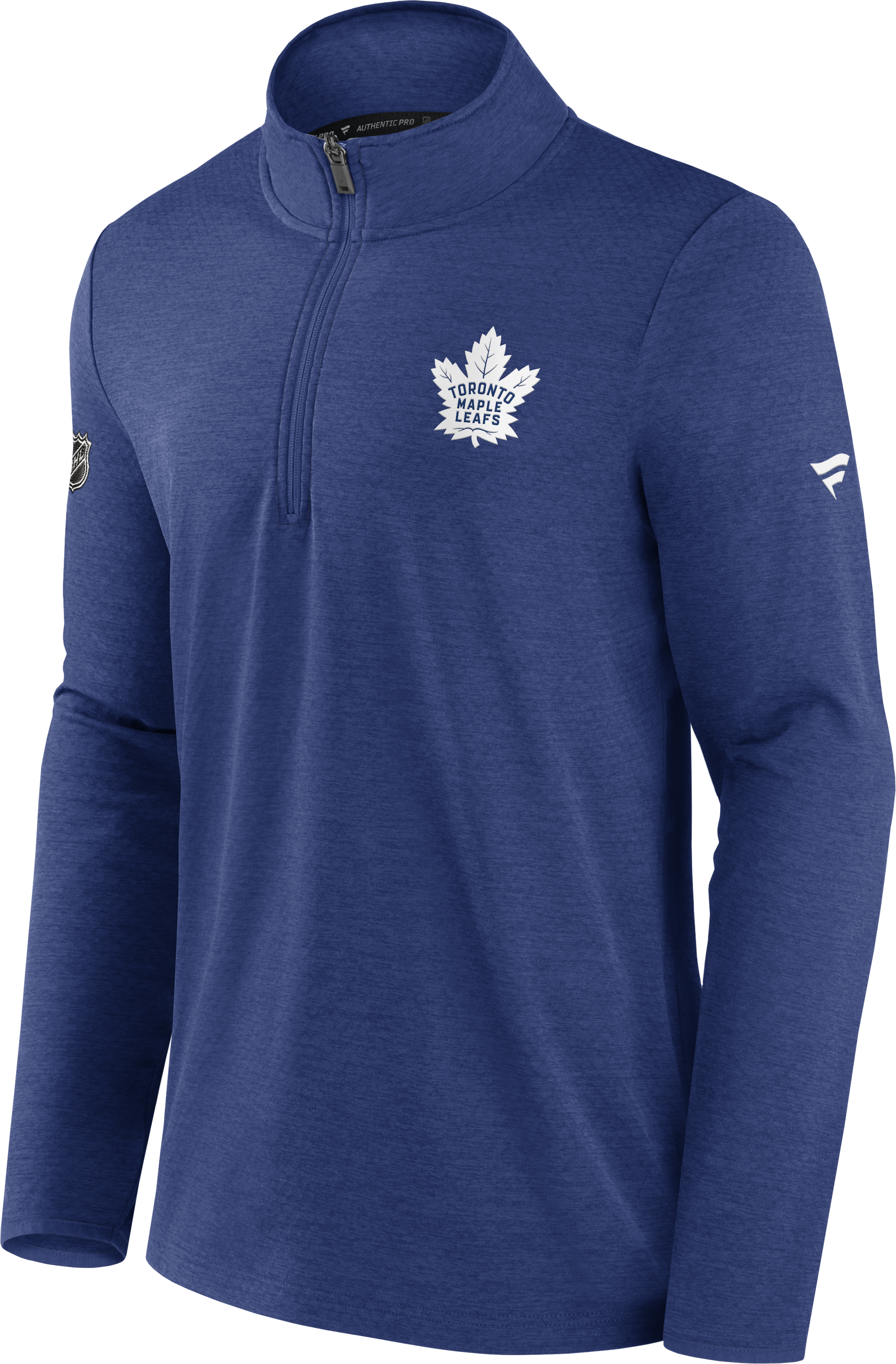 Maple Leafs Fanatics Men's 2022 Authentic Pro Rink Fleece 1/4 Zip