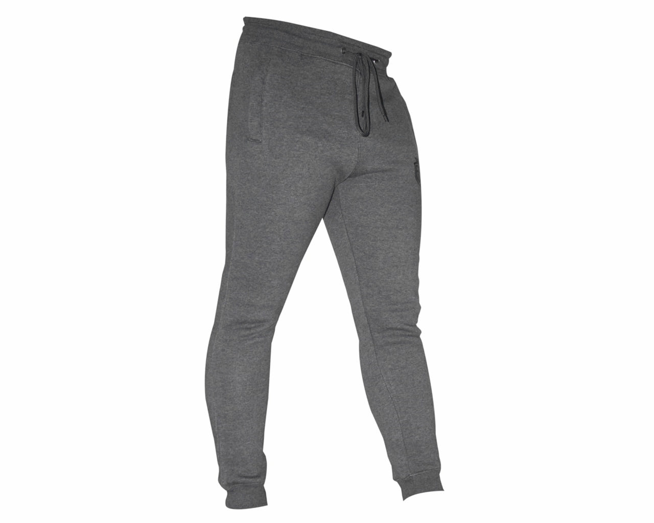 Mens GymGear Hooded Fleece Tracksuits Grey