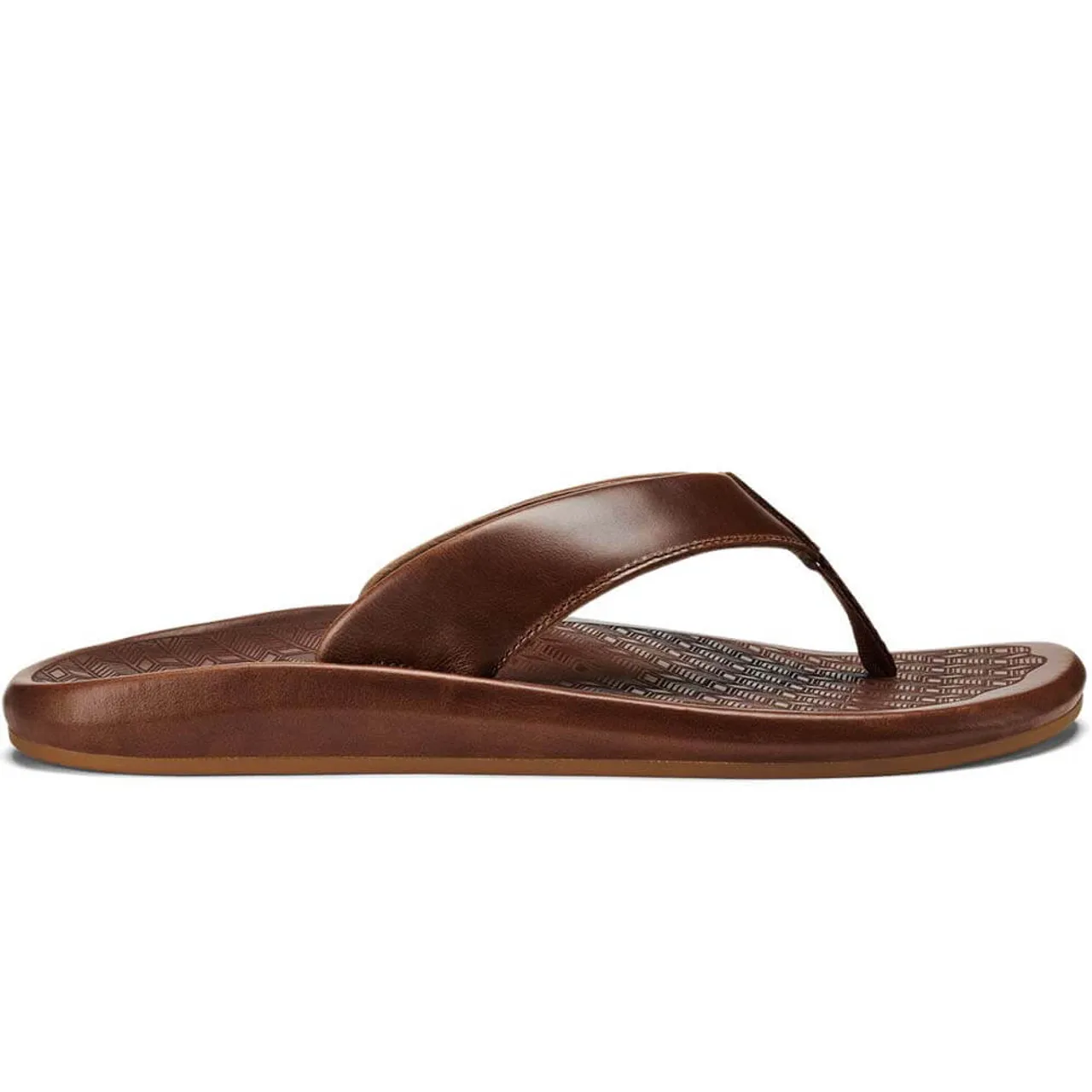 Men's Olukai 'Ilikai Leather Flip Flop