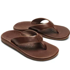 Men's Olukai 'Ilikai Leather Flip Flop