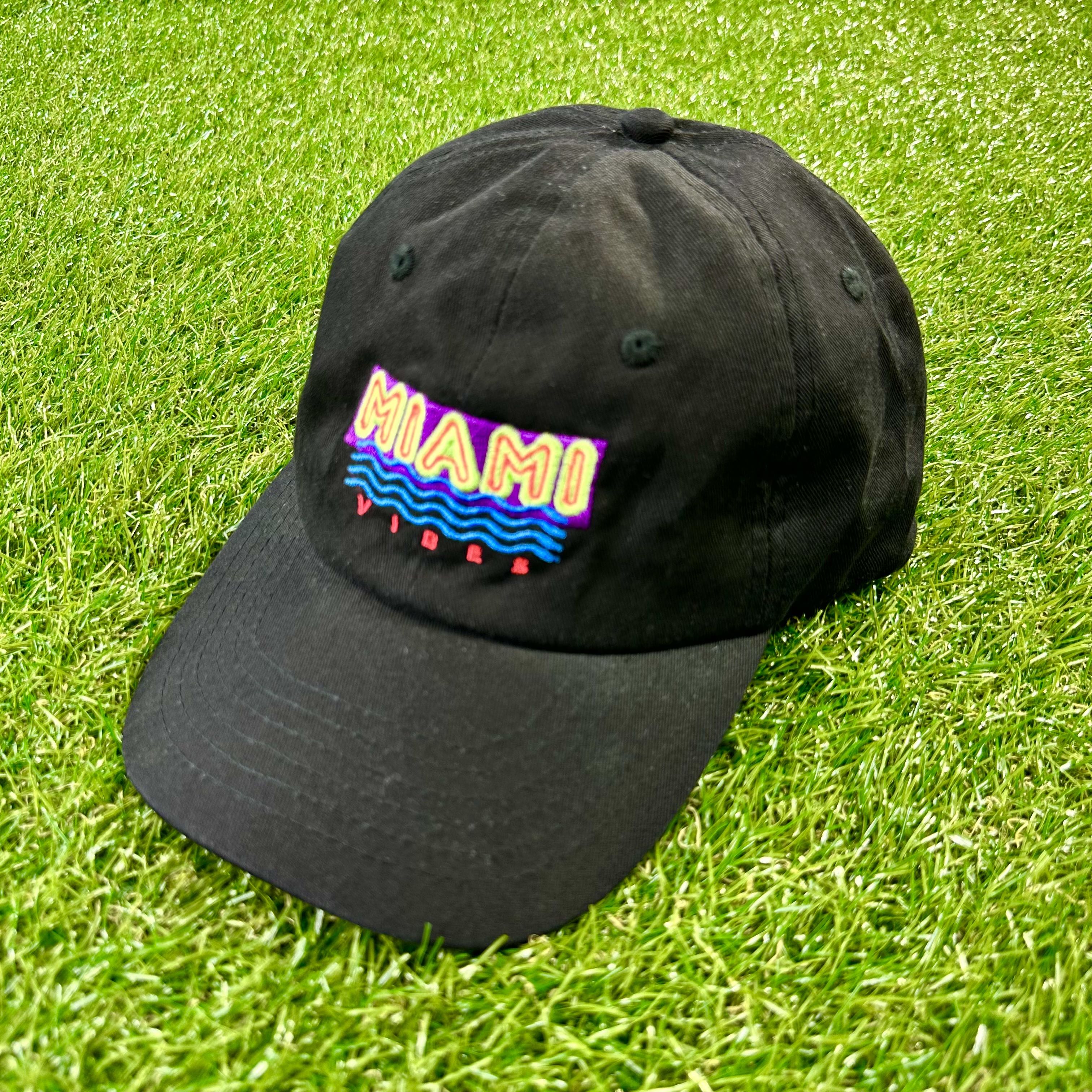 Miami Vibes Dad Hat (Black)