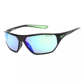 Nike NIKE AERO DRIFT M DQ0997 Sunglasses Black / Green Mirror