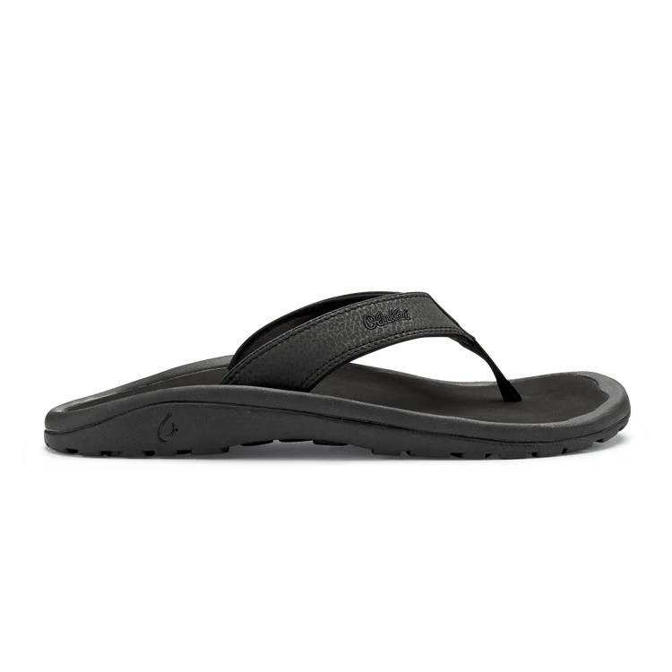 Olukai Men’s Ohana Beach Sandal Black