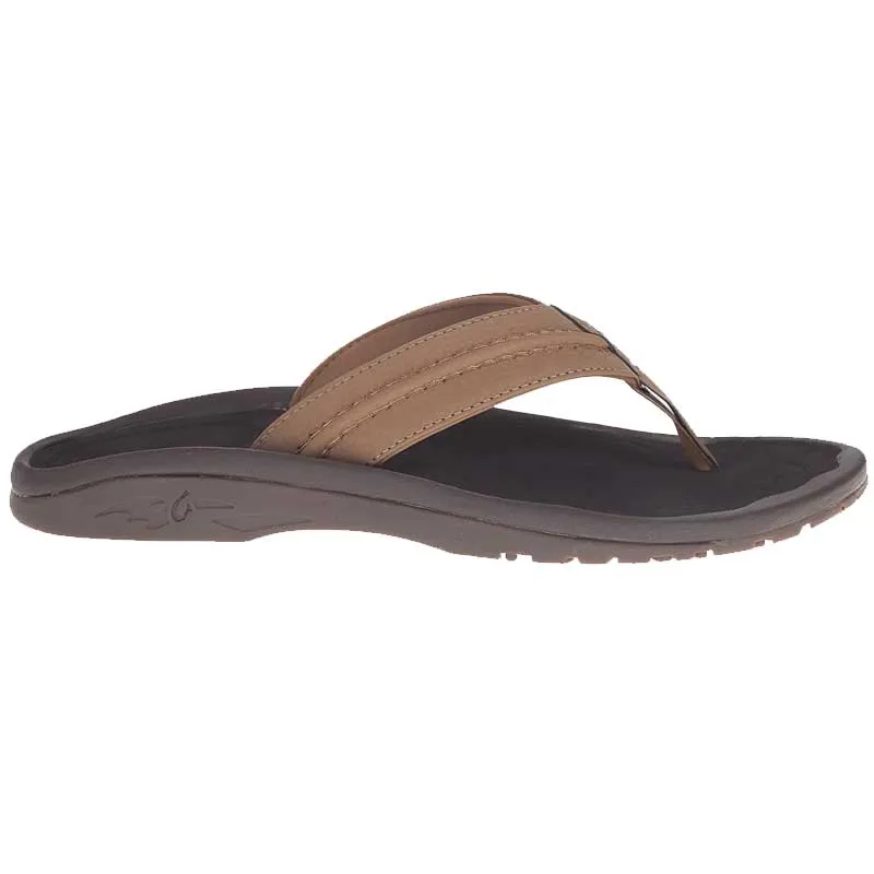 Olukai Men's Hokua Flip Flop - Tan/Tan 10161-3434