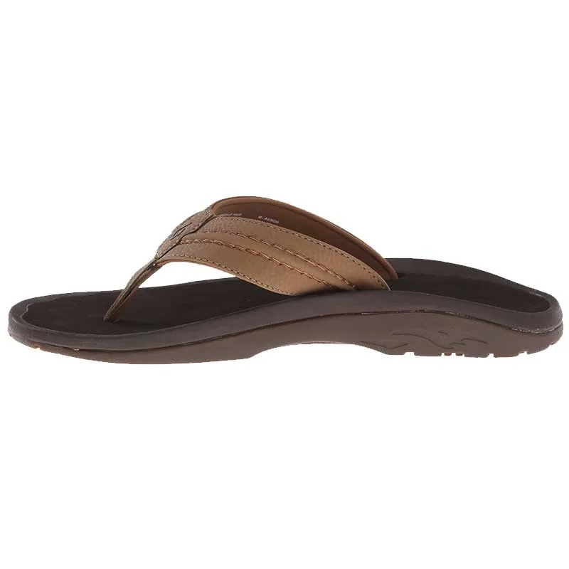 Olukai Men's Hokua Flip Flop - Tan/Tan 10161-3434