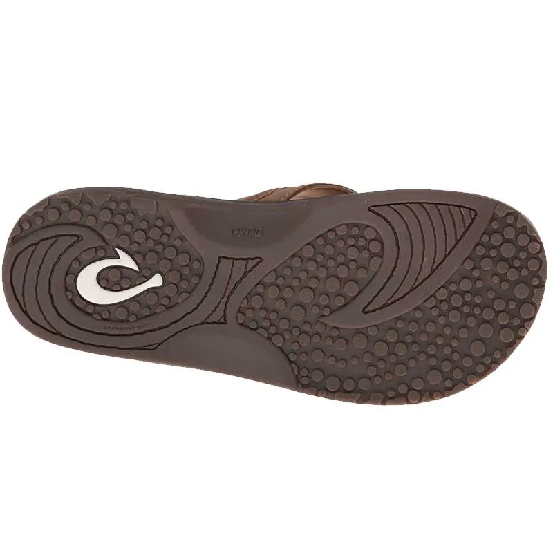 Olukai Men's Hokua Flip Flop - Tan/Tan 10161-3434