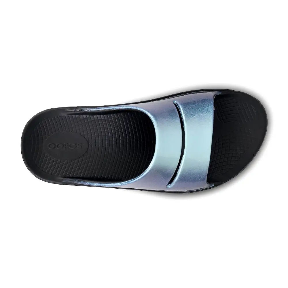 'OOFOS' Women's OOahh Luxe Slide - Atlantis