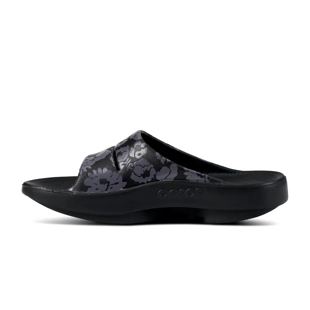 'OOFOS' Women's OOahh Slide Limited Edition - Midnight Tropics