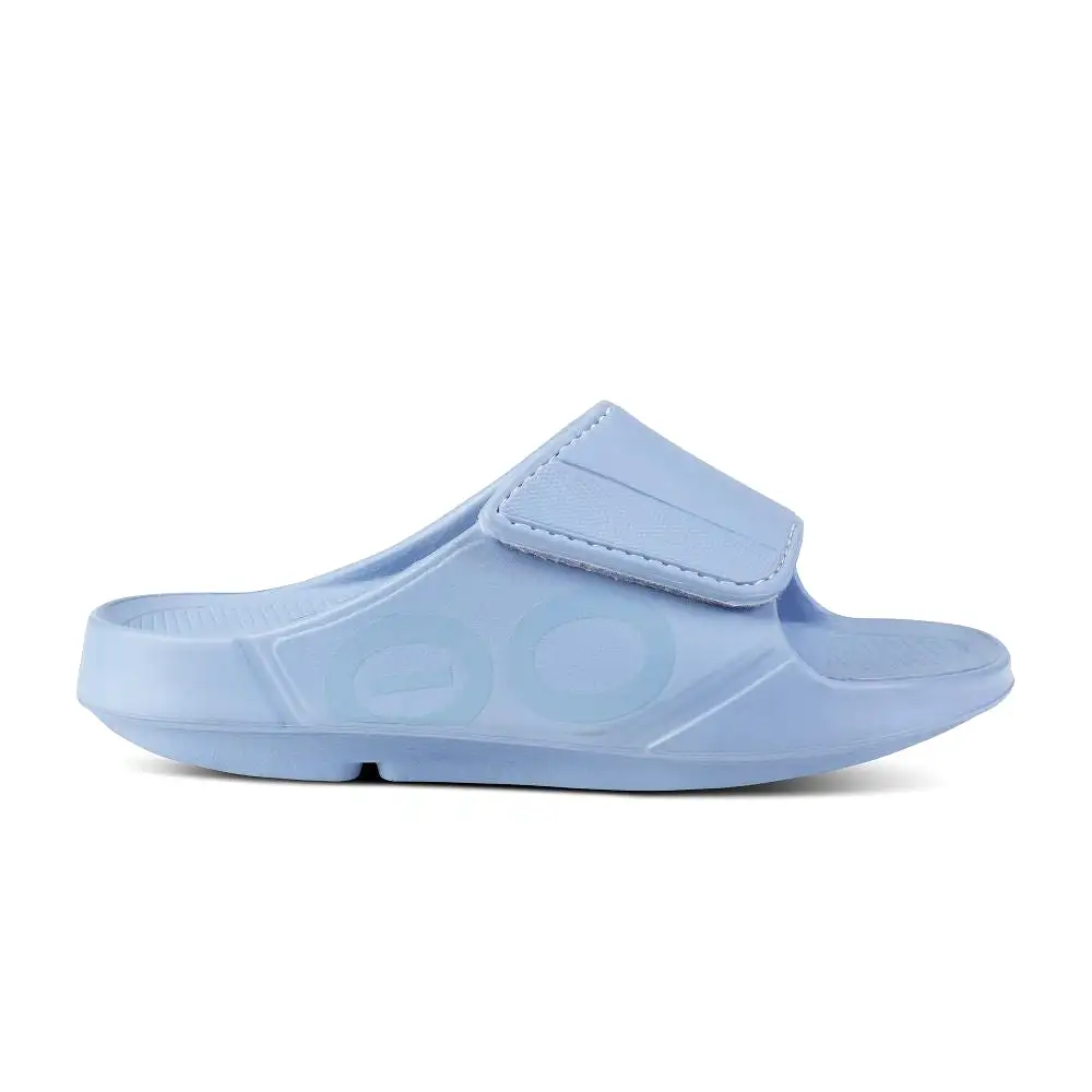 'OOFOS' Women's OOahh Sport Flex Slide - Neptune Blue