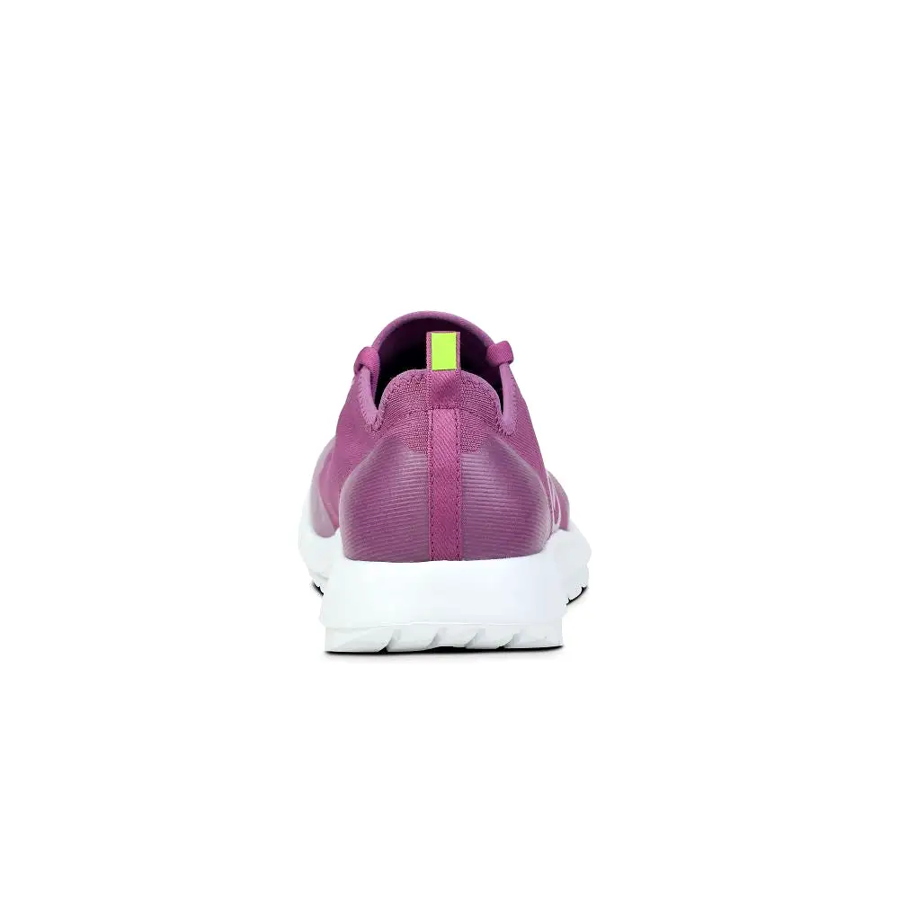 'OOFOS' Women's OOmg Sport LS-Low Shoe - White / Plum