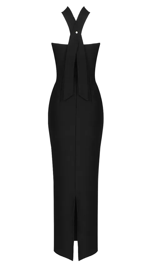 Petra Black Maxi Dress