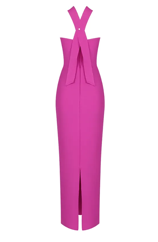 Petra Pink Maxi Dress