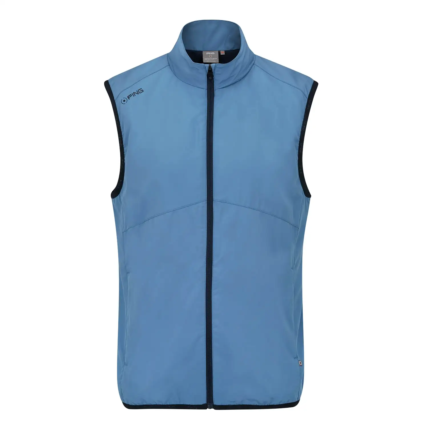 Ping Ashbourne Full-Zip Golf Vest - Coronet Blue