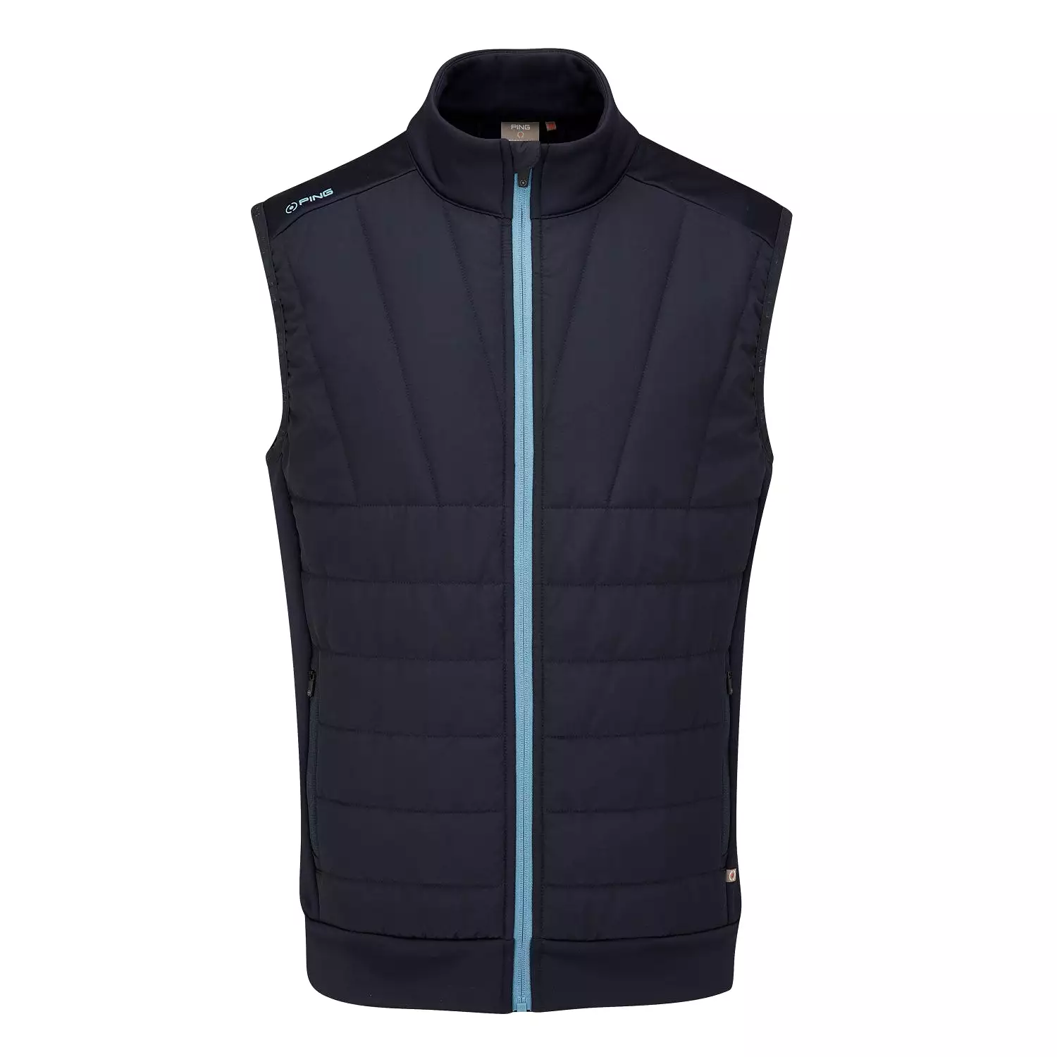 Ping Vernon SensorWarm Full Zip Golf Vest - Navy