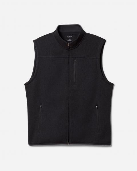 RHONE FLEECE VEST, BLACK