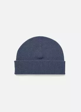 Scottish Lambswool Hat in Slate Blue