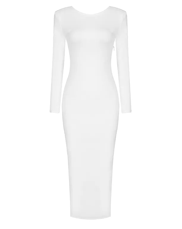 Sevil White Maxi Dress