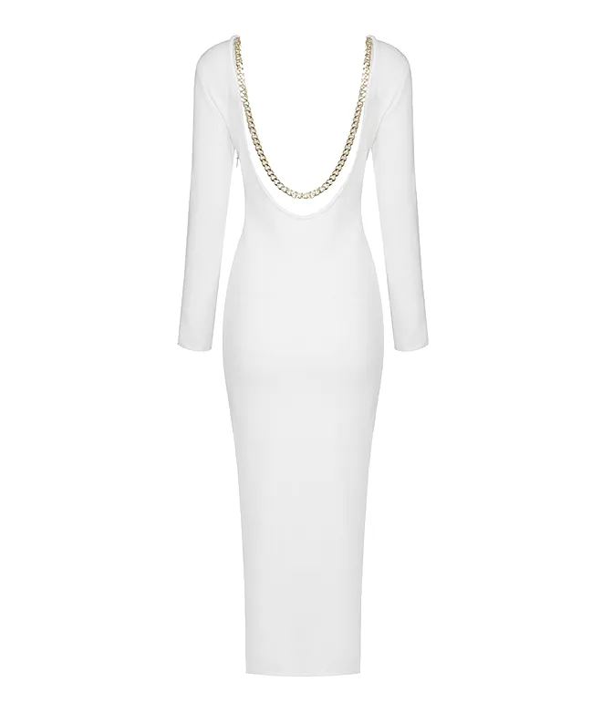 Sevil White Maxi Dress